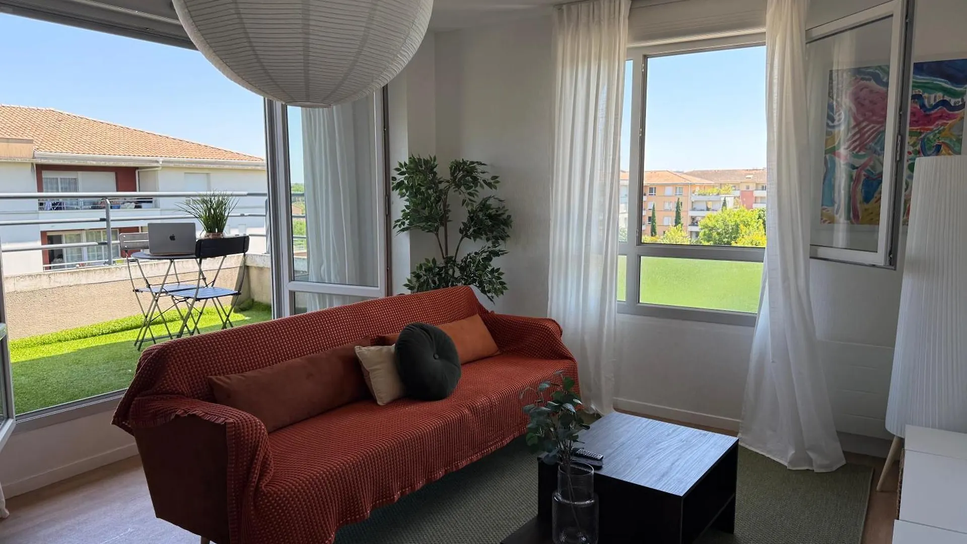 Grand T4 Lumineux Avec Balcon Traversant - 3 Chambres, Vue Degagee - Parking Privee - Metro 5 Min - Proche Centre Ville Toulouse
